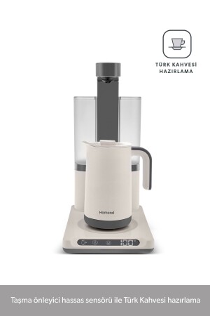 Smart Royaltea Plus 2 in 1 automatische Tee- und türkische Kaffeemaschine, weiß - 4