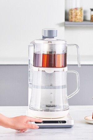 Smart Royaltea Plus 2 in 1 automatische Tee- und türkische Kaffeemaschine, weiß - 5