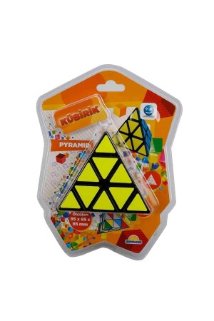 Smile Games Kubisches Pyramiden-Dreieck-Rubik-Würfelspiel für Geist und Intelligenz - 1