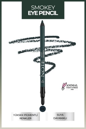 Smokey Eye Waterproof Aplikatörlü Göz Kalemi 03 Green - Yeşil - 2