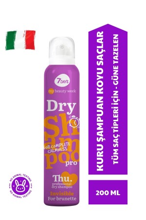 Smooth-Silky Hair Trockenshampoo für dunkles Haar erfrischt fettiges Haar - 1