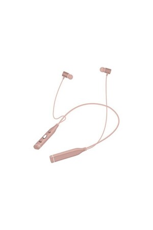 Sn-bts20 Rose Gold Boyun Askılı Mıknatıslı Mikrofonlu Spor Bluetooth Kulaklık ECX02975 - 1