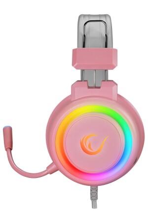 Sn-r10 Alquıst Pembe 3,5mm Rgb Gaming Oyuncu Mikrofonlu Kulaklık 153195 - 3