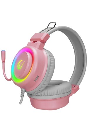 Sn-r10 Alquıst Pembe 3,5mm Rgb Gaming Oyuncu Mikrofonlu Kulaklık 153195 - 4