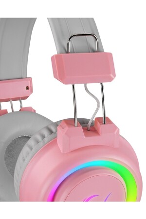 Sn-r10 Alquıst Pembe 3,5mm Rgb Gaming Oyuncu Mikrofonlu Kulaklık 153195 - 5