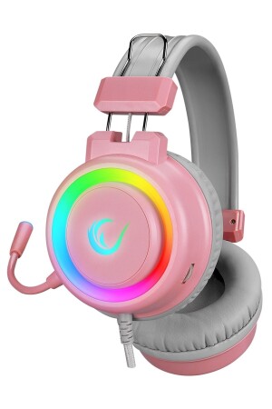 Sn-r10 Alquıst Pembe 3,5mm Rgb Gaming Oyuncu Mikrofonlu Kulaklık 153195 - 6