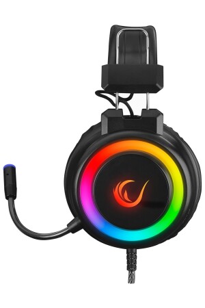 Sn-r10 Alquıst Siyah 3,5mm Rgb Gaming Oyuncu Mikrofonlu Kulaklık 153195 - 2