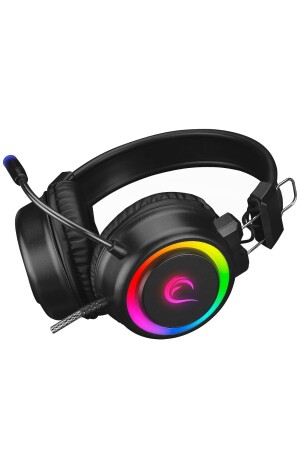 Sn-r10 Alquıst Siyah 3,5mm Rgb Gaming Oyuncu Mikrofonlu Kulaklık 153195 - 5