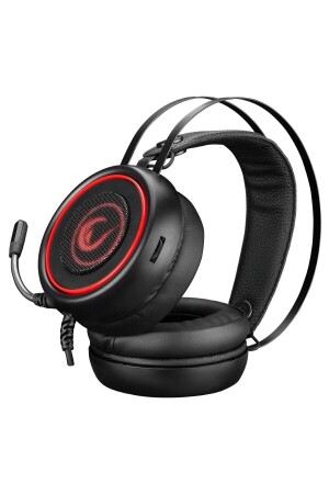 Sn-R7 Mesh Gaming Kulaklık Mikrofonlu Kulaklık Oyuncu Kulaklığı 3,5 Jack Ledli - 5
