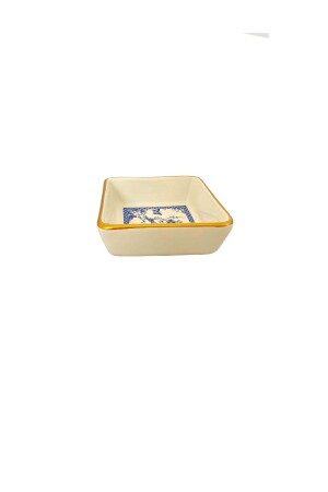 Snackschale aus Steinzeug 10 cm 4 Stück Blueblanc S-Plate-SQUARE-10-BLUEBLANC - 7