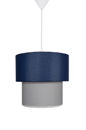 منز مزدوج الأسطوانات الألياف الشنادل معلق مصباح زرقاء مظلمة السترة Sny21652 - ŞENAY AYDINLATMA