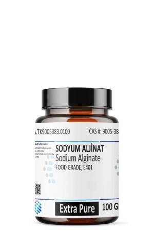 Sodyum Aljinat 100 gr Sodium Alginate Bubble Tea yapımı için Uygundur Avrupa Menşei - 1