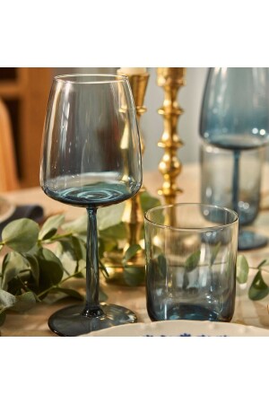 Soft Bardak-kadeh Seti 12'li Mavi - Bella Maison