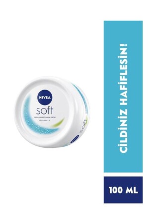 Soft Cream 100 ml – Feuchtigkeitsspendende Pflegecreme – Gesicht – Körper – Hände – Jojobaöl und Vitamin E – alle Hauttypen - 1