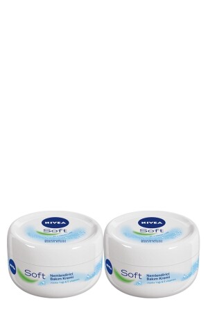 Soft Cream 200 ml, feuchtigkeitsspendende Pflegecreme, Gesichts-, Körper- und Handpflege, X2 SET. NVE. 562 - 1