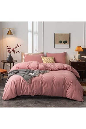 Soft Dusty Rose Doppelbettbezug (QUILT COVER) 200x220 100 % Baumwolle Newgoldenrose01453020 200. 18. 01. 0687153 - 5