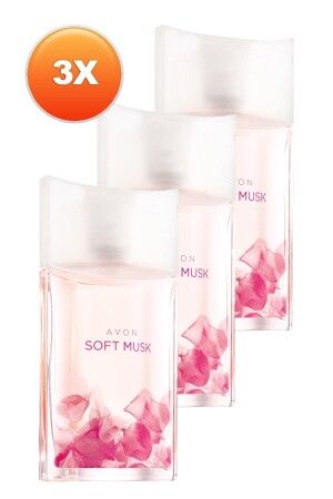 Soft Musk Kadın Parfüm Edt 50 Ml. 3lü Set - 1