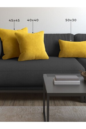 Soft Series Acem Lale Sarısı Kırlent- Yastık Kılıfı - Demor Home