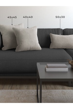 Soft Series Badem Ezmesi Rengi Kırlent- Yastık Kılıfı - Demor Home