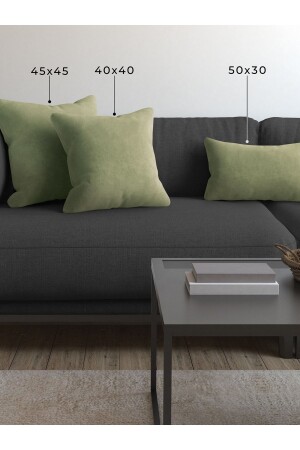 Soft Series Çağla Yeşili Kırlent- Yastık Kılıfı - Demor Home
