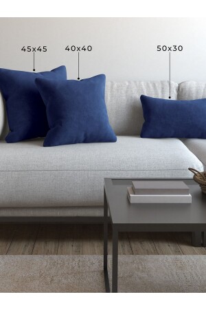 Soft Series Gece Mavisi Kırlent- Yastık Kılıfı - Demor Home