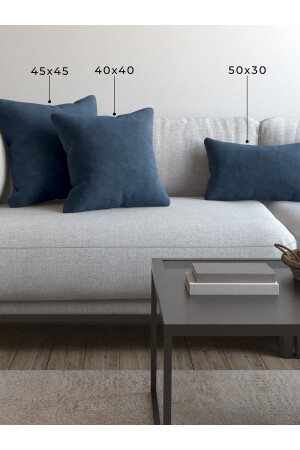 Soft Series Güvercin Mavisi Kırlent- Yastık Kılıfı - Demor Home