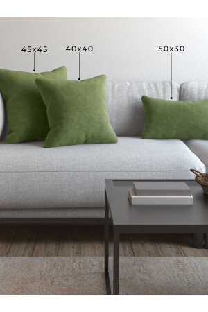 Soft Series Tatlı Yeşil Kırlent- Yastık Kılıfı - Demor Home