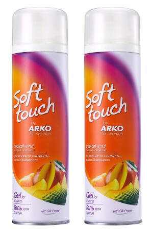 Soft Touch Tropical Wind Kadın Tıraş Jeli 2x200 ml - 2