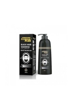 Softto+plus Blackening Shampoo 350ml SOFTTO PLUS HAIR CHAMPO BLACK - 2