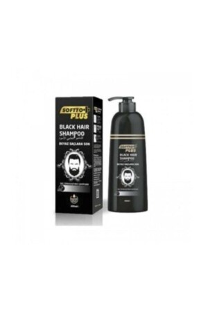 Softto-plus Siyahlaştırıcı Şampuan 350ml SOFTTO PLUS HAIR ŞAMPO BLACK - 1