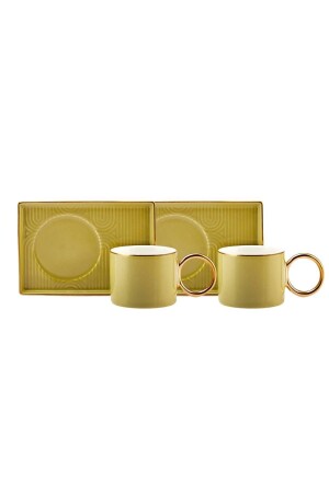 Soho Green Kaffeetassen-Set für 2 Personen 80 ml 153. 03. 05. 0138-1 - 2