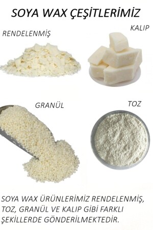Soja-Paraffin, Sojawachs, 1 kg, 100 % natürliches pflanzliches Paraffin, Kerzenherstellung, SOJA-1 kg-14 - 7
