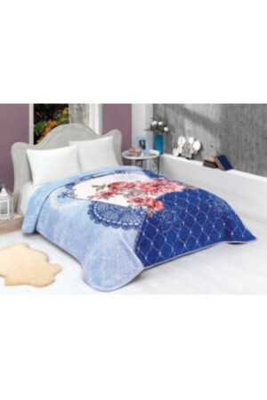 Solana Lüks Vizon Battal Boy Battaniye 220x240 cm - Mink