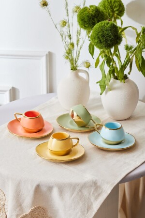 Solaris Set mit 4 Kaffeetassen 100 ml 153. 03. 05. 0223 - Karaca