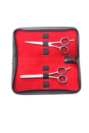 Solingen Professional Cutting Friseurschere + Zwischenschere + Taschenset luchsmakasseti - 1