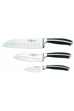 Solingen Santoku Kochmesser 3er Set. KOCHMESSER 3-TEILIG - 2