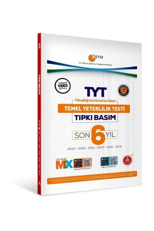 Son 6 Yıl TYT Tıpkı Basım Deneme Sınavı Bire Bir ÖSYM Çıkmış Sorular - 1