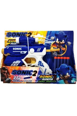 Sonic Laser Sponge Bullet Shooting Gun 10 Kugeln - 1