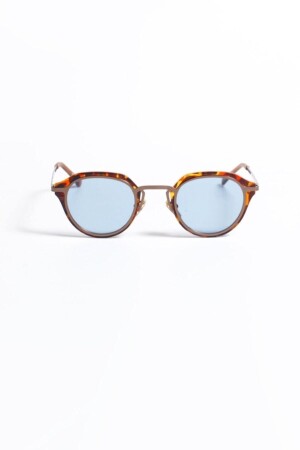 Sonic Ovale Sonnenbrille – Leopardenrahmen, blaues Glas 09L001 - 1