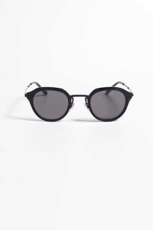 Sonic Ovale Sonnenbrille – mattschwarzer Rahmen, schwarzes Glas 09L001 - 1