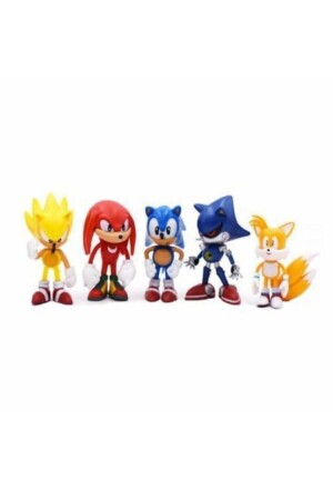 Sonic Oyuncak 5 Li Set Sonik Figürleri 1401 - 2