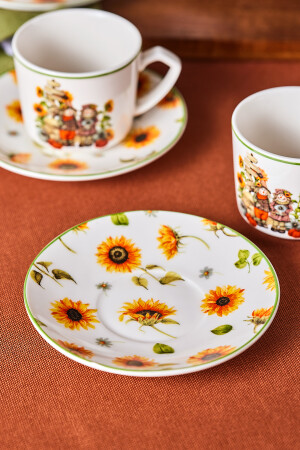 Sonnenblumen-Set mit 4 Kaffeetassen 80 ml 153. 09. 01. 0193 - 6