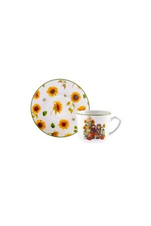 Sonnenblumen-Set mit 4 Kaffeetassen 80 ml 153. 09. 01. 0193 - 6