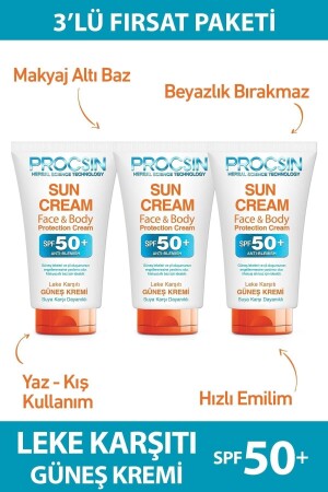Sonnencreme (50 ml * 3 Stück) Gelegenheitspaket - Procsin