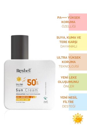 Sonnencreme für das Gesicht, LSF 50, hoher UVA-UVB-Schutz, 100 ml - 2