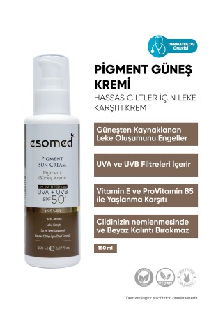 Sonnencreme mit hohem Schutz gegen Hautunreinheiten und Pigmenten für empfindliche Haut, UVA, UVB, LSF 50, 150 ml, 150MLDDD - 1