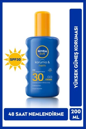 Sonnenschutz & Feuchtigkeit Feuchtigkeitsspendendes Sonnenspray GKF 30 200 ml 4005900253637 - 1