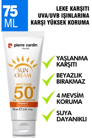 Sonnenschutz-Gesichtscreme mit Lichtschutzfaktor 50 und hohem Schutz vor Hautunreinheiten, 75 ml, für normale und trockene Haut - 9