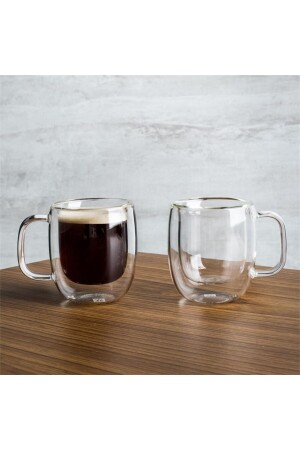 Sorrento Doppelglas-Set mit 2 Espressogläsern mit Griffen, 80 ml, 39500-110-0 - 4