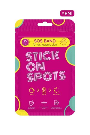 SOS-Band – 15 Pickel-/Akne-Patch SOS. 01. DO. 001 - 1